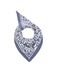 CODELLO Doek blauw / wit