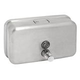 Garcia de Pou Zeeppompje Handzeepdispenser, Roestvrij Staal, 1 Liter, 20 x 12 x 7,7 cm, Zilver, 1 Maat