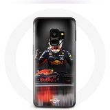 Maniacase Hoesje voor Samsung Galaxy S9 Plus Formule 1 Max Verstappen F1 Coureur Red Bull RB15