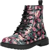 GEOX ECLAIR MEISJES ENKELLAARZEN ZWART/ROZE MAAT 38