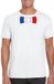 Bellatio Decorations Shoppartners Bv Wit t-shirt met Franse vlag strikje heren - Frankrijk supporter S
