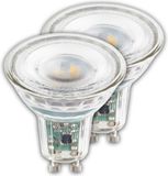 Briloner - Set van 2 LED lamp GU10 glas, EEK A, 2,5W 450 lm, warm wit licht