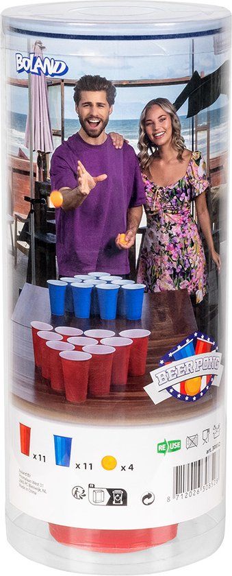 Boland - Drankspel Beer pong - Grappig & Fout