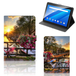 B2Ctelecom Lenovo Tab E10 Tablet Flip Case Amsterdamse Grachten