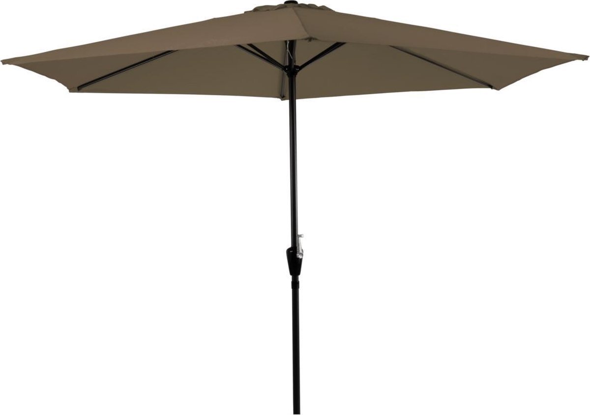 Lesli Living Parasol Gemini taupe Ø3mtr