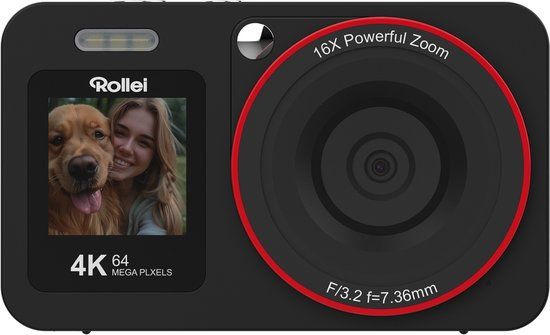 Rollei Compactline 64 Dual Screen Zwart