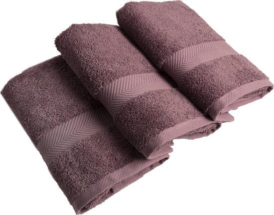 Casilin Royal Touch - Handdoeken - 40x70 cm - Figue/Paars (3 stuks)