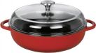 Küchenprofi Braadpan met glazen deksel Rood Fonte 28 cm