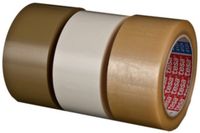 tesapack Verpackungsklebeband 4124, aus PVC, 75 mm x 66 m extrem reißfest, klebstark, Klebemasse aus Naturkautschuk