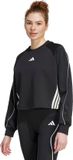 Adidas Sportswear Stadium 3-Stripes Sweatshirt - Dames - Zwart - XXL