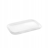 Wilmax Porseleinen Serveerschal Rechthoekig 20x12 cm Wit