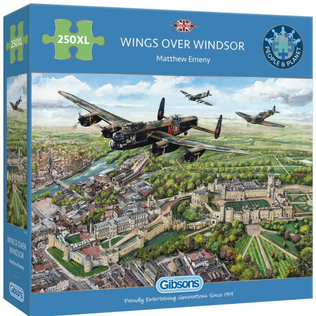 Gibsons Wings Over Windsor Puzzel (250 XL stukjes)