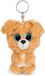 Nici Glubschis Hond Junior Sleutelhanger 9 Cm Pluche Lichtbruin