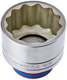 KING TONY 833075M 12 Point Socket, Dia 75 mm, 1-inch