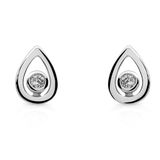 Orphelia ZO-7485 - Oorknoppen - Zilver 925 - Zirkonia - 1 cm