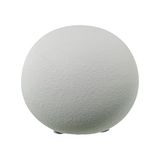 DRW Keramische bol, crèmekleurig, 10 x 10 x 10 cm