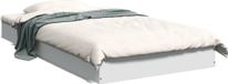 Maison Exclusive - Cadre de lit sans matelas blanc 90x190 cm bois d'ingénierie