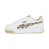 PUMA Sneakers laag 'Carina' sand / zwart / wit