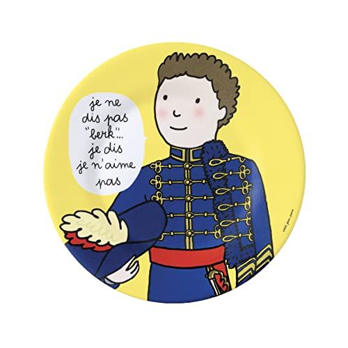 Bord Prinses "Je n's pas Berk." - 20 cm