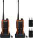 Retevis C65B talkies-walkies, talkies-walkies professionnelles, étanches IP67, longue portée, robustes, alarme de détresse pour les opérations de sauvetage en extérieur, secteur de la construction