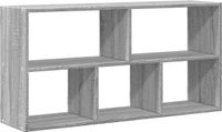 vidaXL Wandschap 100x25x50 cm bewerkt hout grijs sonoma eikenkleurig