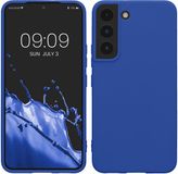kwmobile telefoonhoesje geschikt voor Samsung Galaxy S22 - Hoesje voor smartphone - Back cover in Baltisch blauw