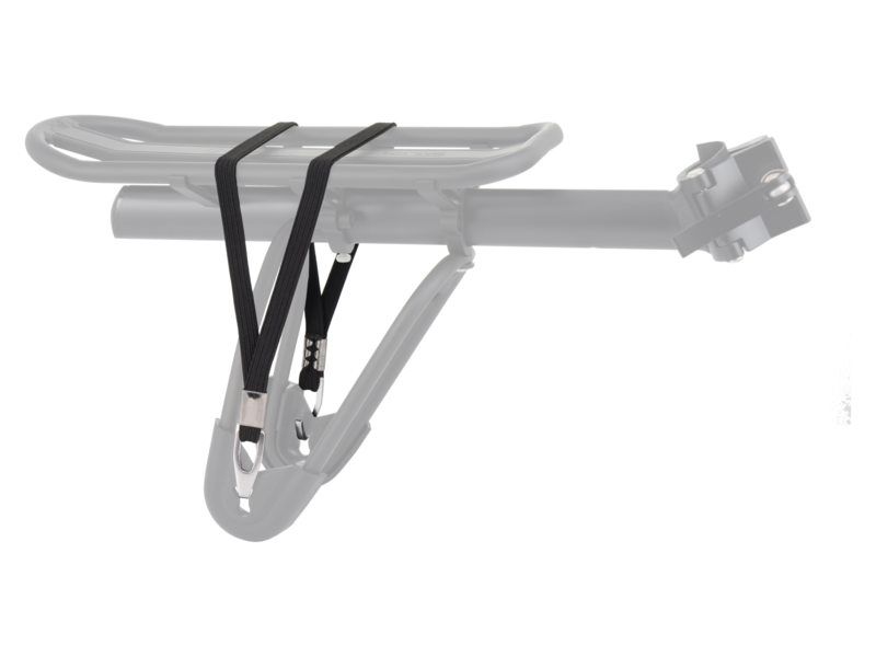 Achterdrager met quick release bevestiging op zadelpen zwart max 10kg