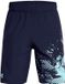 Under Armour Tech Woven Graphic Korte Broek Blauw 8 Jaar Jongens