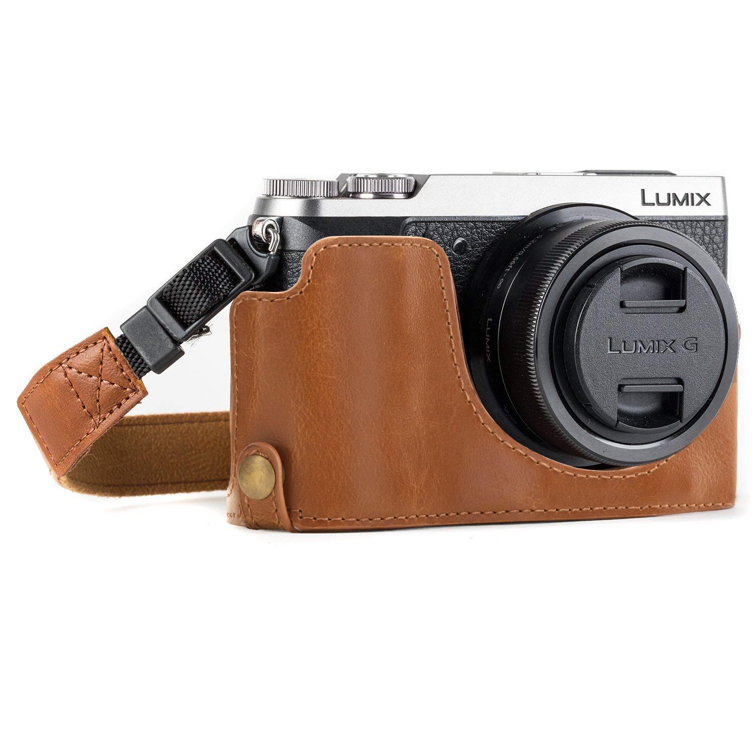 MegaGear MG974 - Cameratas - Bruin - Voor Panasonic Lumix DMC-GX85