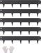 Vevor Gazonrandenset van 5 Bedranden Metaal 990x181x1,5mm Zwart