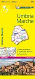 Umbria, Michelin 359 Wegenkaart Umbrië en Le Marche 1:200 000