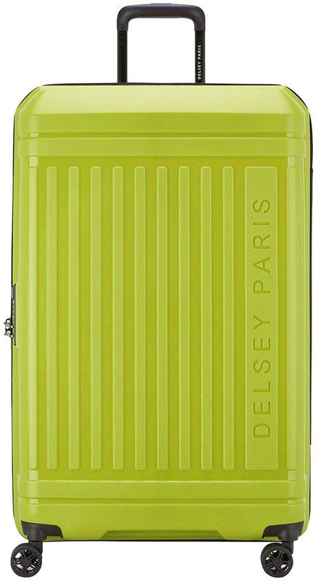 Delsey Lutece SE Spinner 79 cm - Uitbreidbaar 106/113 liter - Groen