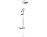 vidaXL Thermostatische Douche Systeem Set Chroom Roestvrij staal 201