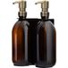 Icecat Distributeurs de savon muraux doubles noirs