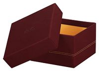 RHODIA 194560C - Set van 5 Nestbare Doosjes Wijnrood