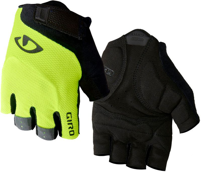 Giro Bravo Gel - Fietshandschoenen - Geel/Zwart - Maat M