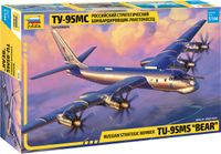 Zvezda Russian Strategic Bomber Tu-95MS - Bear Plastic - 1:144 - Modelbouw