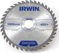 Irwin Cirkelzaagblad voor Hout | Construction | Ø 184mm Asgat 16mm 24T