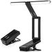 CAHAYA LED Muziek Stand Licht met Klem, 10 Heldere LEDs, Licht voor Muziek Stand met Clip, Oplaadbare LED Leeslamp CY0240
