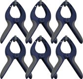 Benson Zeilklemmen - 24 stuks - Kunststof - Blauw - 35 x 90 mm