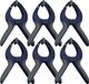 Benson Zeilklemmen - 24 stuks - Kunststof - Blauw - 35 x 90 mm