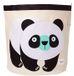3 Sprouts Boîte de rangement pour jouets Autoportant Noir, Blanc