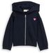 Tom Tailor Cropped hoodie-sweatjack met borduursel