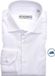 Ledub Chemise ajustée - Manches longues - Twill blanc - Sans repassage - Tour de cou 40