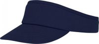 Bullet Sunvisor Zonneklep - volwassenen - donkerblauw - katoen - verstelbaar - dames/heren
