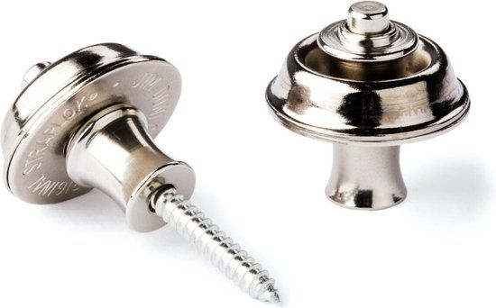 Dunlop SLS1101N Straplok Strap Retainers Original Nickel