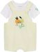 Guess Set body+overall voor jongens baby slim blauw Gestreept Korte mouw 12 mnd Katoen