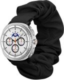 kwmobile Elastisch Bandje voor Samsung Galaxy Watch 8 / Galaxy Watch 8 Classic 46mm - Katoen - Zwart