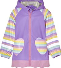 Playshoes - Regenjas voor kinderen - Eenhoorn - Roze en regenboog - maat 92cm