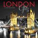 London Graphique de France London Glitz | 2024 12 x 24 inch maandelijkse vierkante wandkalender | Kunstontwerp Verenigd Koninkrijk Engeland